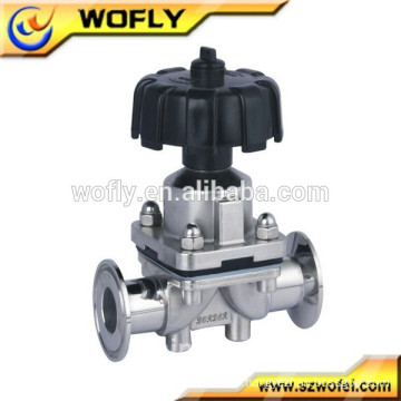 clamp ss304 pneumatic diaphragm control valve